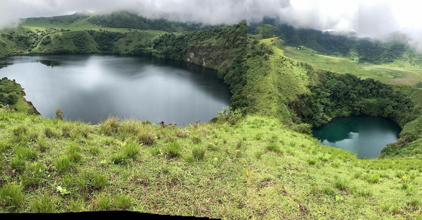 Mount Manengouba Twin Crater Lakes